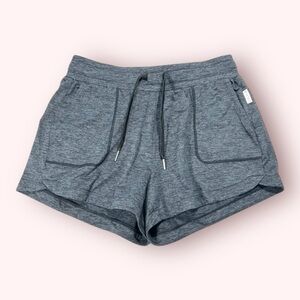 CITTA X KAYLA WANG Charcoal Gray Casual Stretch Athletic Shorts M